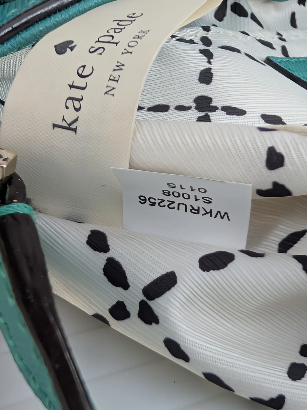 kate spade Teal Crossbody Bag with Turn-Lock Accent